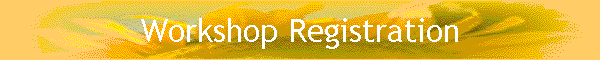 Workshop Registration